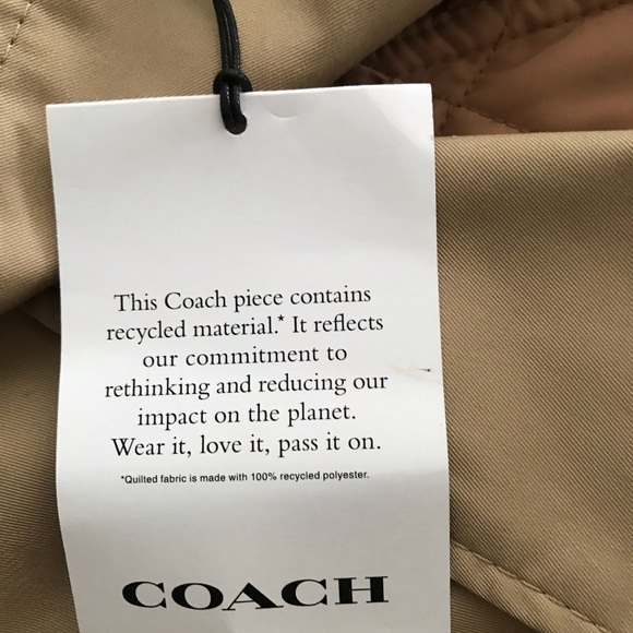 Quilted Long Trench COACH - Picture 9 of 11